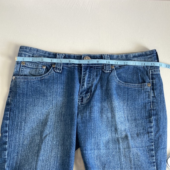 Java Jeans Bermuda Denim Embellished Shorts Size 7 - Picture 10 of 11